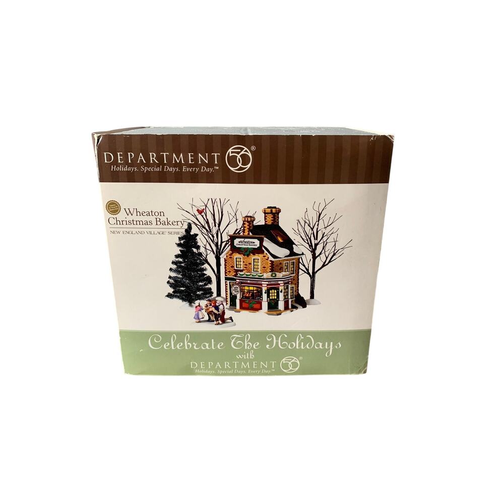 Dept 56 Wheaton Christmas Bakery New England Village 57001 EUC Holiday READ006